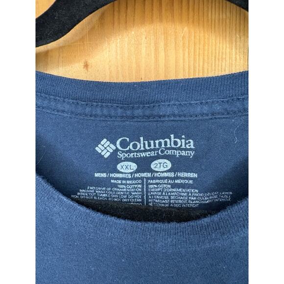 Columbia Men’s T-Shirt XXL – Navy Blue - Buffalo Graphic - Picture 3 of 4